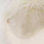 Genuine White Sheepskin Rug 70x100 cm | Natural Wool Throw