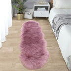 Ultra-Soft Faux Sheepskin Shaggy Rug 2x6 Feet