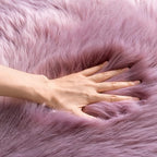 Ultra-Soft Faux Sheepskin Shaggy Rug 2x6 Feet